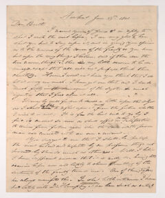 Thumbnail for Sidney Brooks letter to Obed Brooks, 1841 June 19 - Image 1