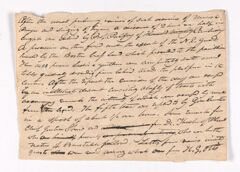 Thumbnail for Sidney Brooks fragment of writings on an event - Image 1