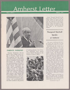Thumbnail for Amherst letter, 1978 spring - Image 1