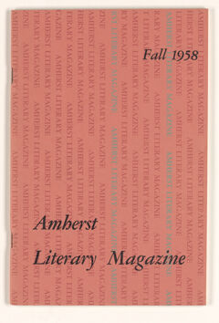 Thumbnail for Amherst literary magazine, 1958 fall - Image 1