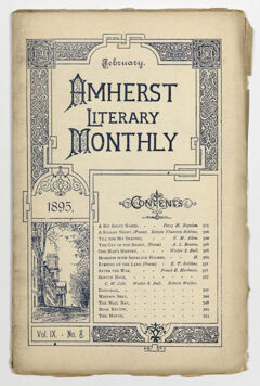 Thumbnail for The Amherst literary monthly, 1895 February - Image 1