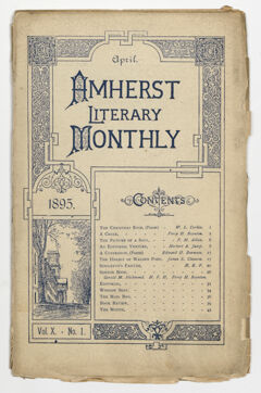 Thumbnail for The Amherst literary monthly, 1895 April - Image 1