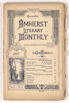 Thumbnail for The Amherst literary monthly, 1895 December - Image 1