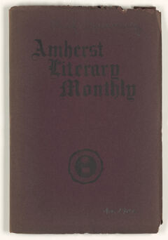 Thumbnail for Amherst literary monthly, 1902 November - Image 1