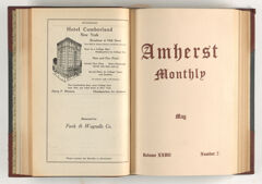 Thumbnail for Amherst monthly, 1913 May - Image 1