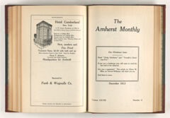 Thumbnail for Amherst monthly, 1913 December - Image 1