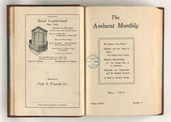 Thumbnail for Amherst monthly, 1914 May - Image 1