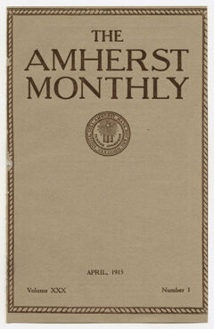 Thumbnail for The Amherst monthly, 1915 April - Image 1