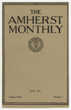 Thumbnail for The Amherst monthly, 1915 June - Image 1