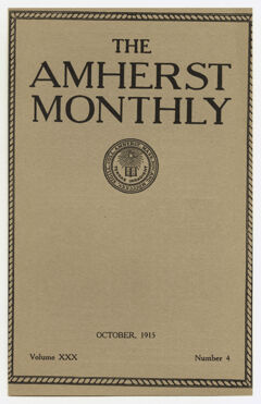 Thumbnail for The Amherst monthly, 1915 October - Image 1