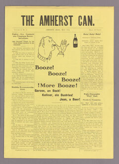 Thumbnail for The Amherst can, 1911 May - Image 1
