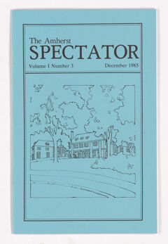 Thumbnail for The Amherst spectator, 1985 December - Image 1