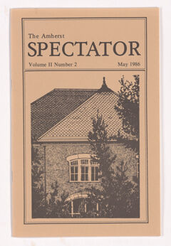 Thumbnail for The Amherst spectator, 1986 May - Image 1