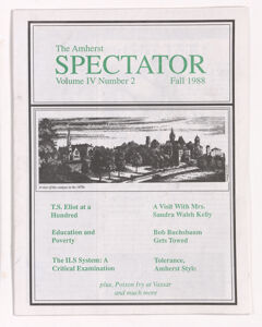 Thumbnail for The Amherst spectator, 1988 fall - Image 1