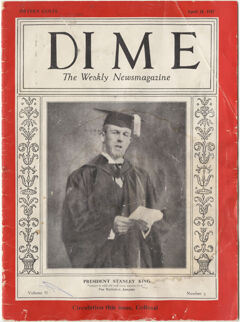 Thumbnail for Dime: The weakly newsmagazine, 1937 April 24 - Image 1
