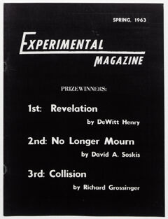 Thumbnail for Experimental magazine, 1963 spring - Image 1