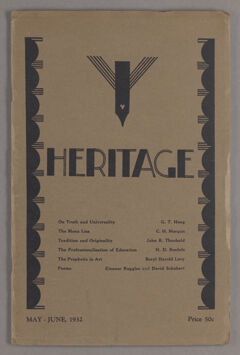 Thumbnail for Heritage, 1932 May-June - Image 1