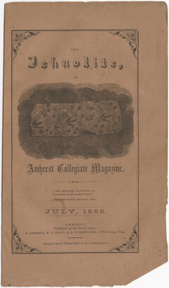 Thumbnail for The ichnolite, 1858 July - Image 1