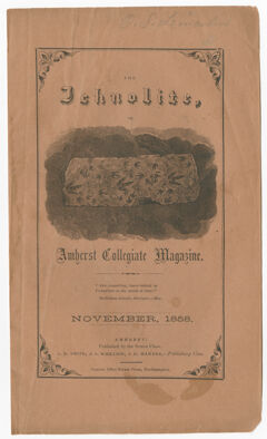 Thumbnail for The ichnolite, 1858 November - Image 1