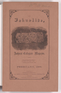 Thumbnail for The ichnolite, 1859 February - Image 1