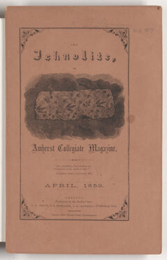 Thumbnail for The ichnolite, 1859 April - Image 1