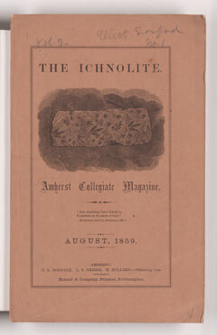 Thumbnail for The ichnolite, 1859 August - Image 1