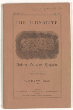 Thumbnail for The ichnolite, 1860 January - Image 1