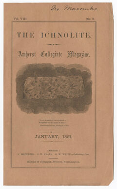 Thumbnail for The ichnolite, 1861 January - Image 1