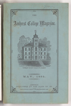 Thumbnail for The Amherst College magazine, 1862 May - Image 1