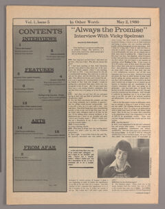 Thumbnail for In other words, 1980 May 2 - Image 1