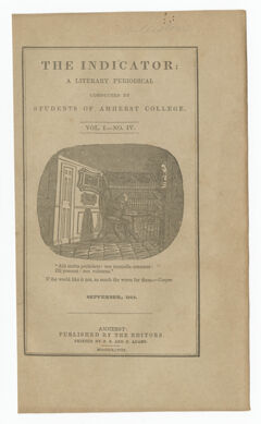Thumbnail for The indicator, 1848 September - Image 1