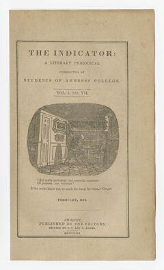 Thumbnail for The indicator, 1849 February - Image 1