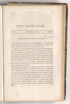 Thumbnail for The indicator, 1850 January - Image 1