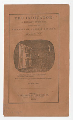 Thumbnail for The indicator, 1850 March - Image 1