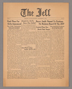 Thumbnail for The Jeff, 1944 September 8 - Image 1