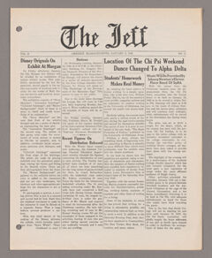 Thumbnail for The Jeff, 1945 January 6 - Image 1