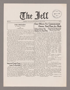 Thumbnail for The Jeff, 1945 May 21 - Image 1