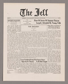 Thumbnail for The Jeff, 1945 July 26 - Image 1