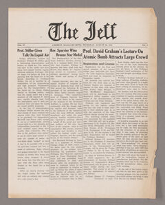 Thumbnail for The Jeff, 1945 August 30 - Image 1