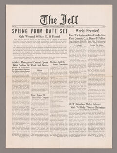 Thumbnail for The Jeff, 1946 March 15 - Image 1