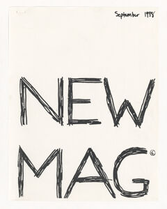 Thumbnail for New Mag, 1988 September - Image 1