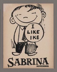Thumbnail for Sabrina, 1952 November - Image 1