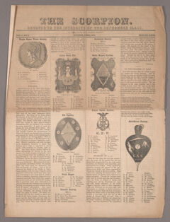 Thumbnail for The scorpion, 1852 April - Image 1