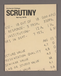 Thumbnail for Scrutiny, 1975 spring - Image 1
