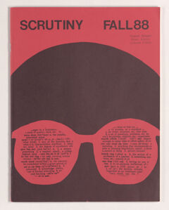 Thumbnail for Scrutiny, 1988 fall - Image 1