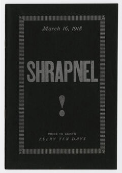 Thumbnail for Shrapnel, 1918 March 16 - Image 1