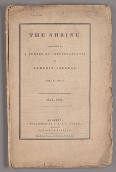 Thumbnail for The shrine, 1832 May - Image 1
