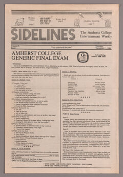 Thumbnail for Sidelines, 1984 December 13 - Image 1