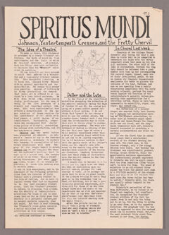Thumbnail for Spriritus mundi, 1955 November - Image 1