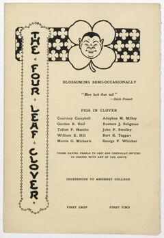 Thumbnail for The four leaf clover, 1909 February - Image 1